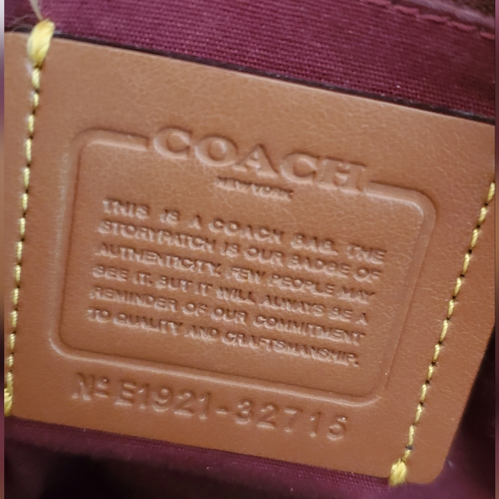 Coach 32715 Campus Backpack 23 In Signature Coated Canvas & Refined Calf Leather - Picture 6 of 17
